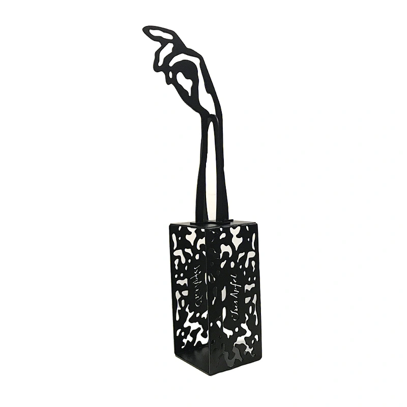 Black Powder Coated Steel Hands