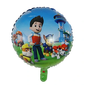 Cartoon Dog Patrol Paw Globos Aluminum Foil Balloon Children Kids Toy Birthday Party Baby Shower Decoration Balloon