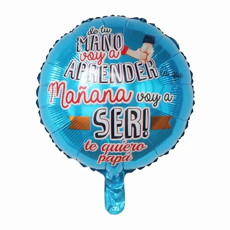 Multi-style 18 inch Spanish Happy Father's Day Feliz Papa Foil Helium Balloons Party Decorations
