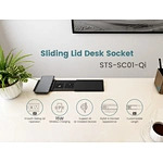 Stylish in-desk power and charging solution to visually enhance your workplace.