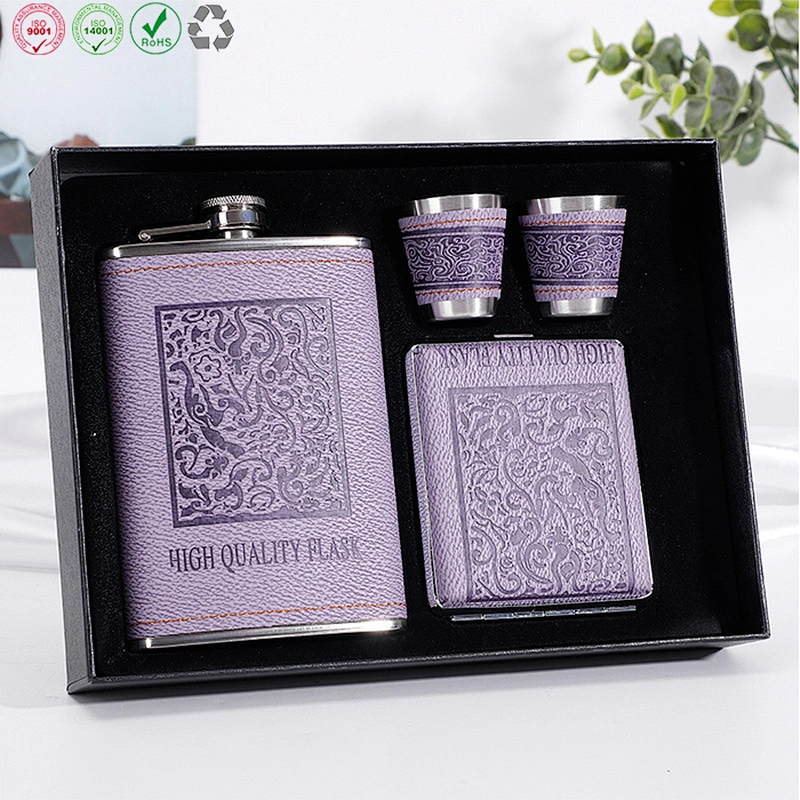 PU wrapped wine bottle gift set
