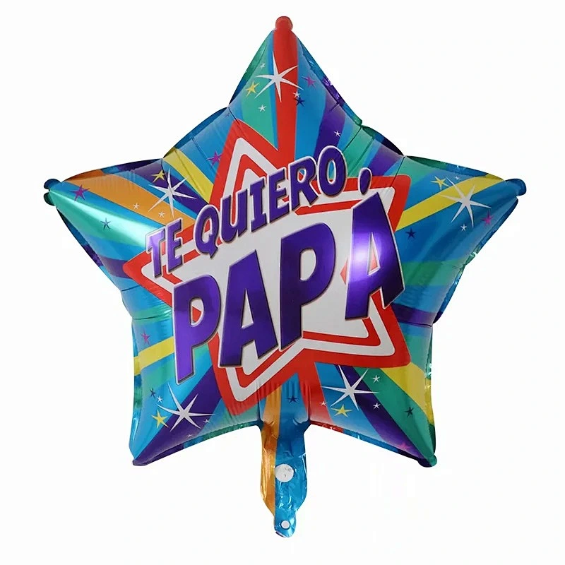 Multi-style 18 inch Spanish Happy Father's Day Feliz Papa Foil Helium Balloons Party Decorations