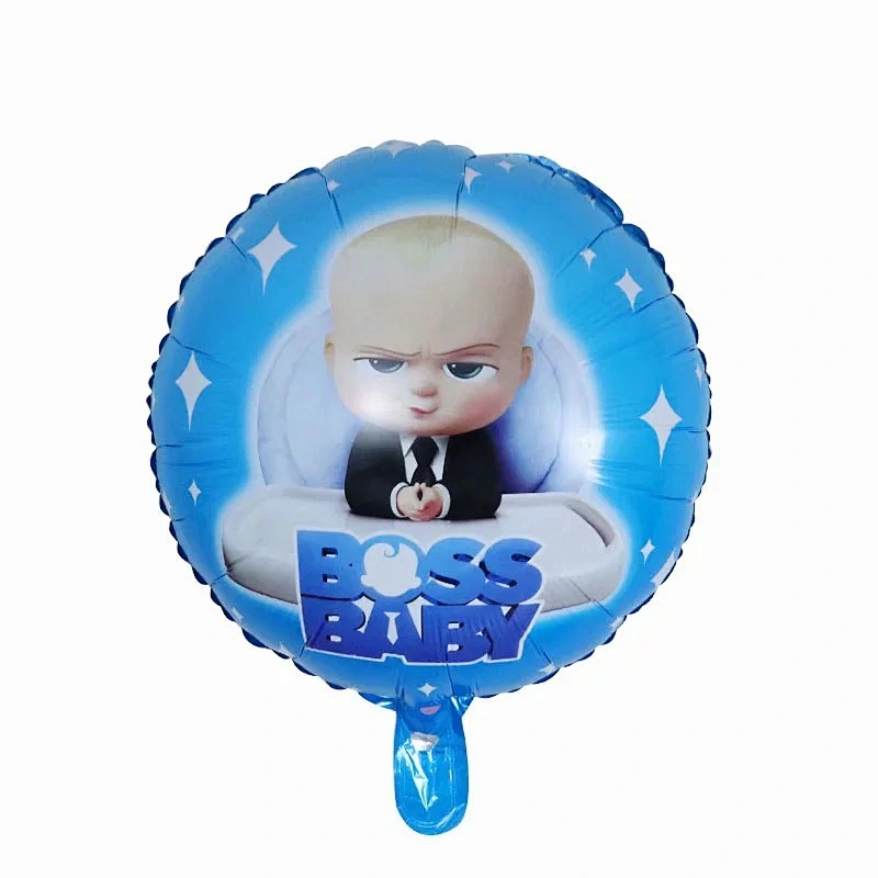 5Pcs Boss Baby Foil Balloons Set For Birthday Party Decorations Globos Kids Toys Baby Shower Balloons