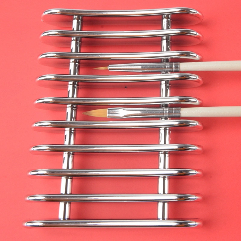 Sliver Brush Holder (9 Grids)