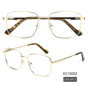 2021 Newest Square Frame Men Oversized Metal Optical Frames