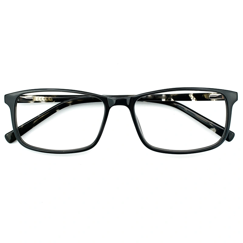 Retro Glasses Classic Custom Logo Square Frame EyeGlasses Women Optical Eyewear