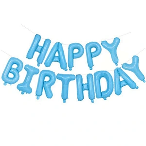 16 Inch Happy Birthday Letter Balloon Set Banner Baby Shower Birthday Party Decoration Balloons