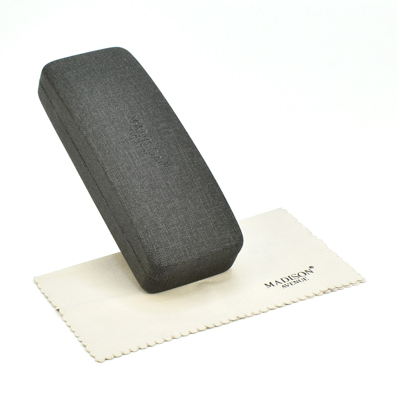 Lsize Ready To Ship Black Leather Glasses Cases High End Cheap Eyeglasses Box