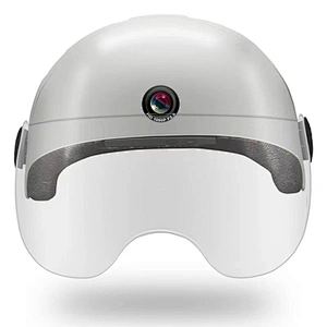 Helm mit doppeltem Objektiv