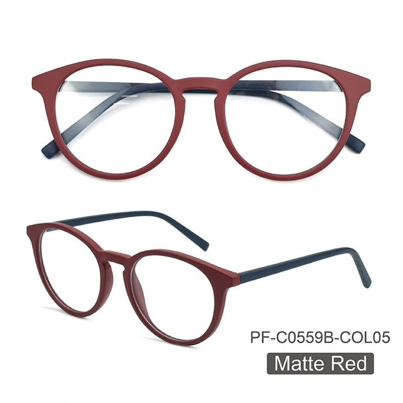 Hot sale Optical Frame Round Eyeglasses Frame Trendy Unisex Designer CP Frame