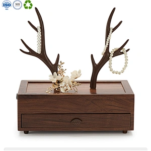 Wooden jewelry display box