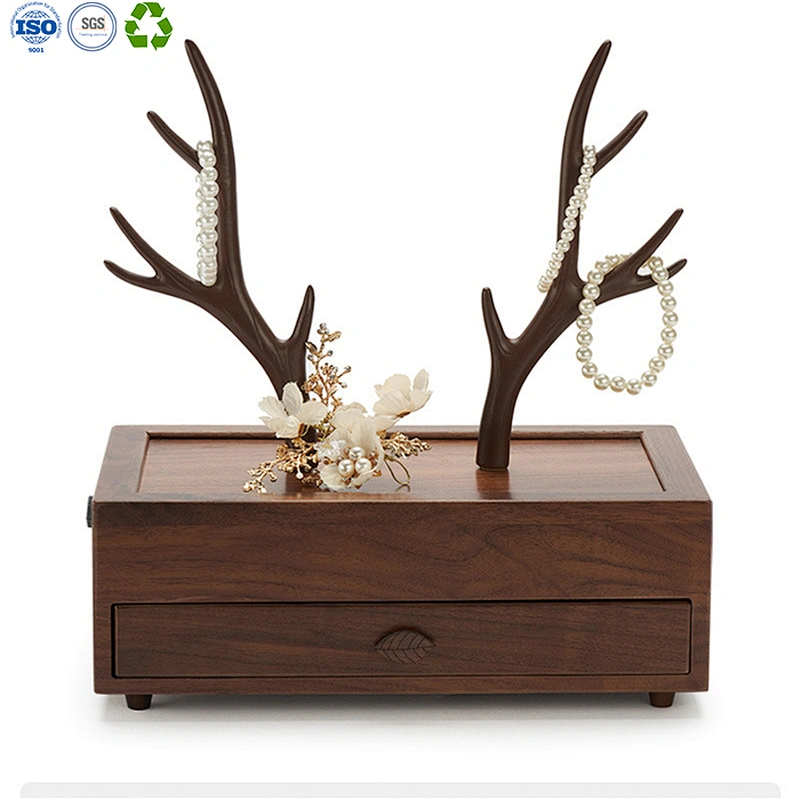 Wooden jewelry display box