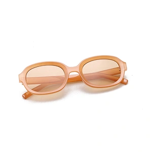 New latest model oval concave sun glasses 10 colors trend retro women sunglasses