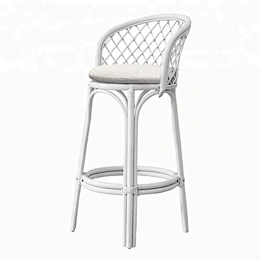 Rattan bar stool