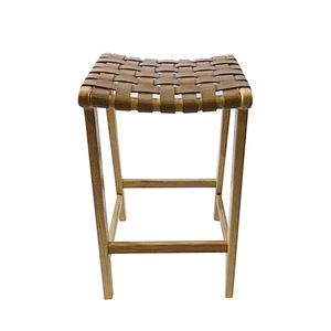 vinyl strap bar stool