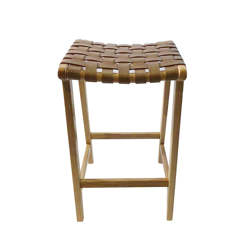 vinyl strap bar stool