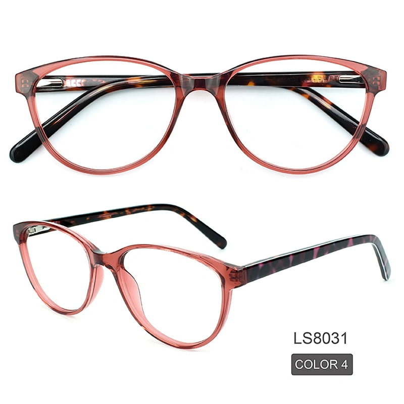New Design Multi Color Acetate optical eyeglasses frames round eyewear unisex eye glasses thin spectacle frames
