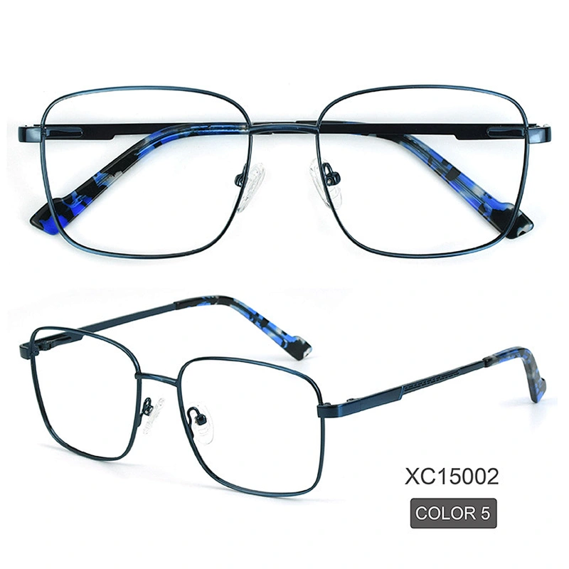 2021 Newest Square Frame Men Oversized Metal Optical Frames