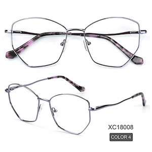 5 bold color diamond metal optical frame ready stock eye glasses