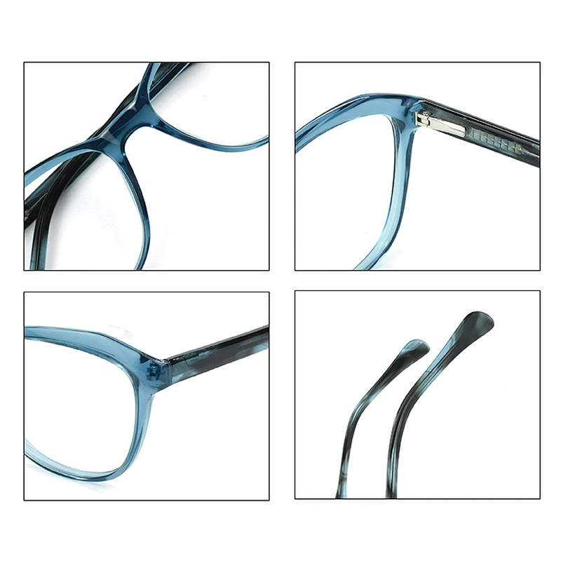 2021 Amazon Popular Transparent Acetate Designer Eyeglasses Frames Glasses Computer Glasses Anti Blue Light Optical Glasses