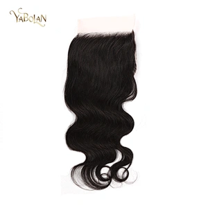 6x6 Transparent Lace Closure Body Wave