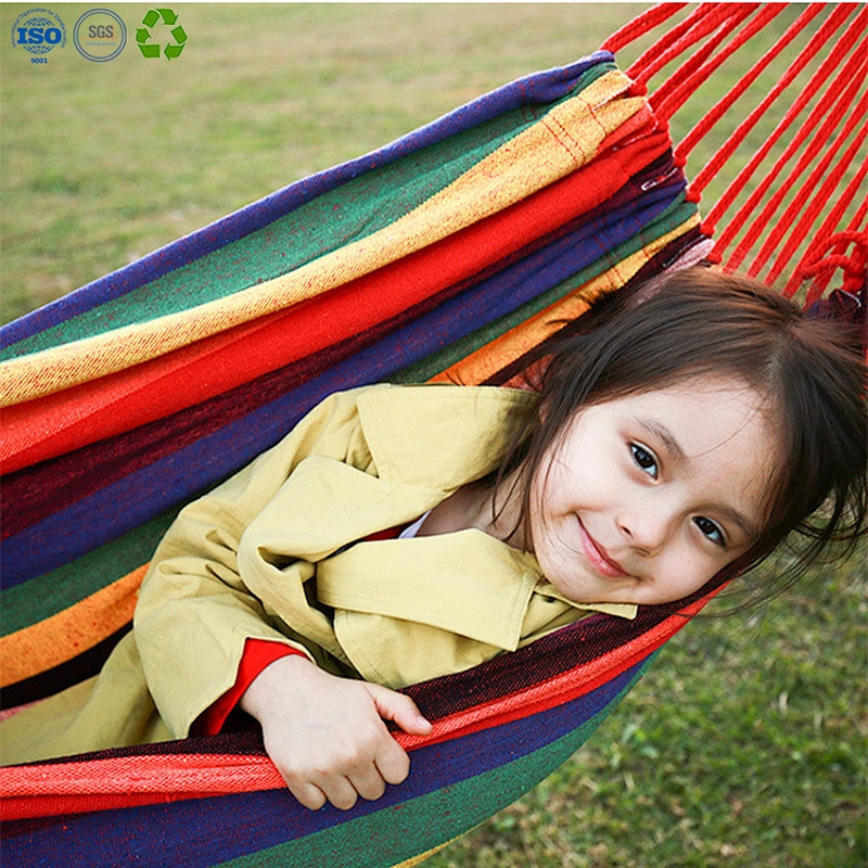 Double and Single Travel Lightweight Cotton Hammock Camping