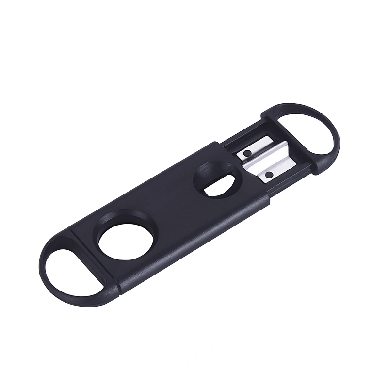 Wholesale Cigar and cigarette accessories plastic punching scissors V-CUT cigar cutter