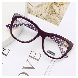 Newest design acetate colorful pattern frames glasses optical eyewear eyeglass for adults