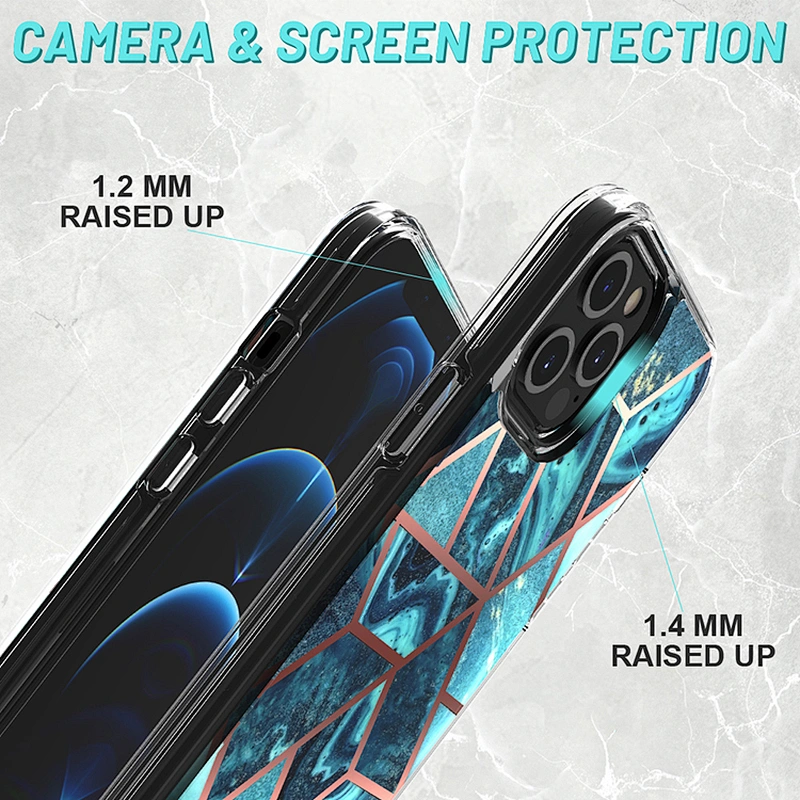 Custom Printed Marble Back Cover TPU PC Celular Accessories Mobile Phone Case For iPhone 6 7 8 X XS XR 11 Pro Max 12 Mini