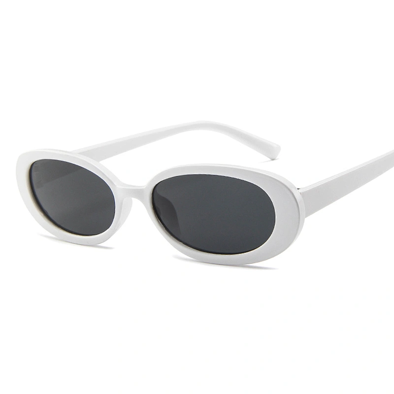 2020 best selling cheap plastic frame luxury shades women oval round clear sunglasses