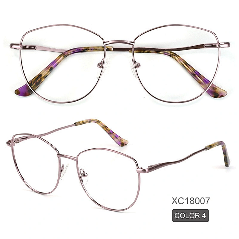 Avant-garde men metal optical frame big size bold color eyewear