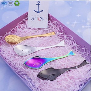 Stainless steel Whales spoon