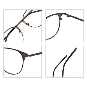 Ce Spectacle Eyeglasses Popular Round Metal Aviation Optical Frames Wholesale