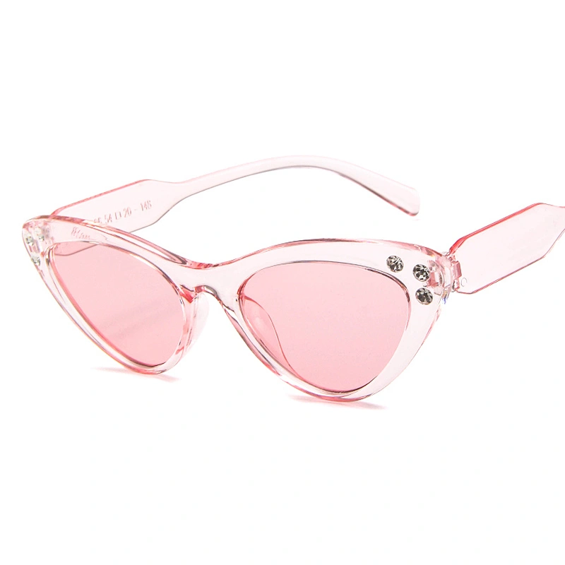 2021 New Style Colorful Popular Fashion Plastic Customized Made Variety triangle cat eye Sunglasses
