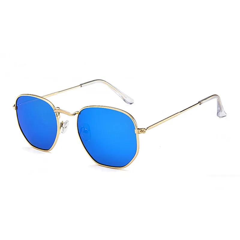 Classic High End Sunglasses Men Driving Sun Glasses Metal Mirror Eyewear Male