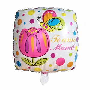 Hot Sales 18 Inch Mother's Day Foil Balloon Heart Shape Helium Balloon For Mother's Day Gifts