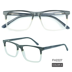 PH2227 Newest trend square acetate full rim black optical eye glasses frames ready goods