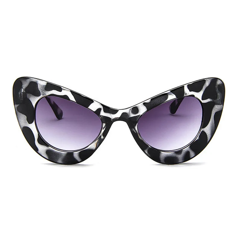 High Quality Stylish Women New Model Plastic Cat Eye Eyewear Glasses Leopard Print Eyeglasses Frame