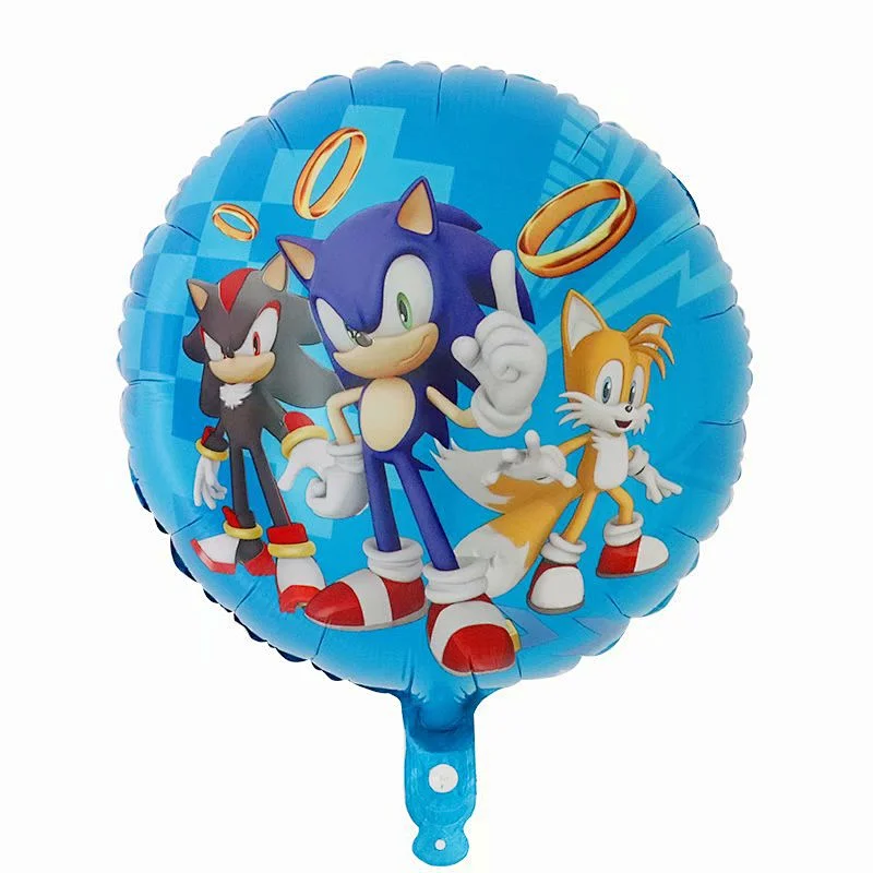 5pcs/set Sonic Balloon Garland Set for Kids Birthday Baby Shower Sonic Theme Party