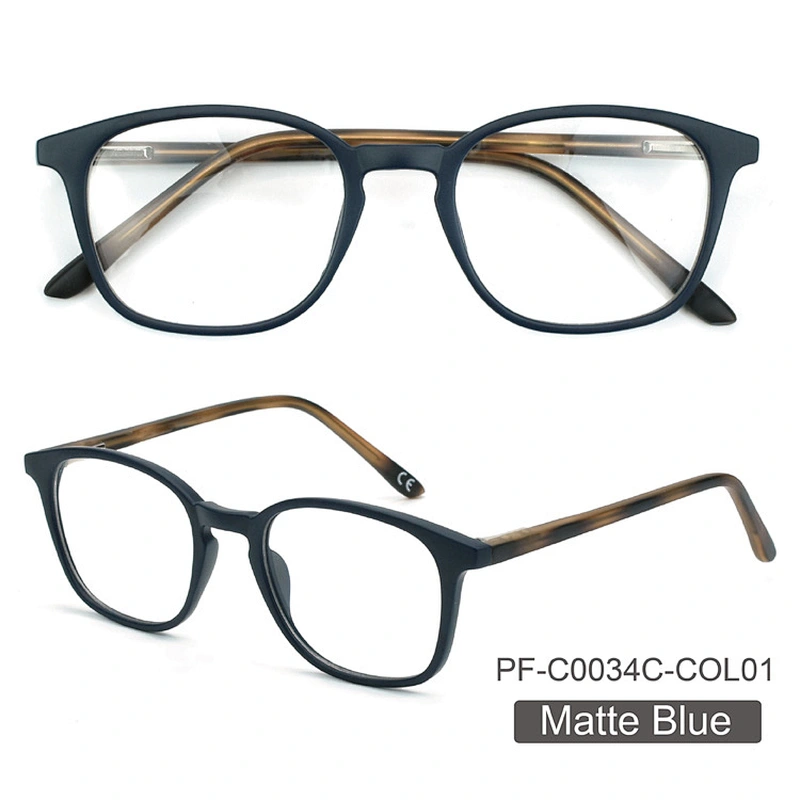 Good Quality CP Optical Frame Square Eyeglasses Vintage Clear Lens Eyewear Prescription Glasses