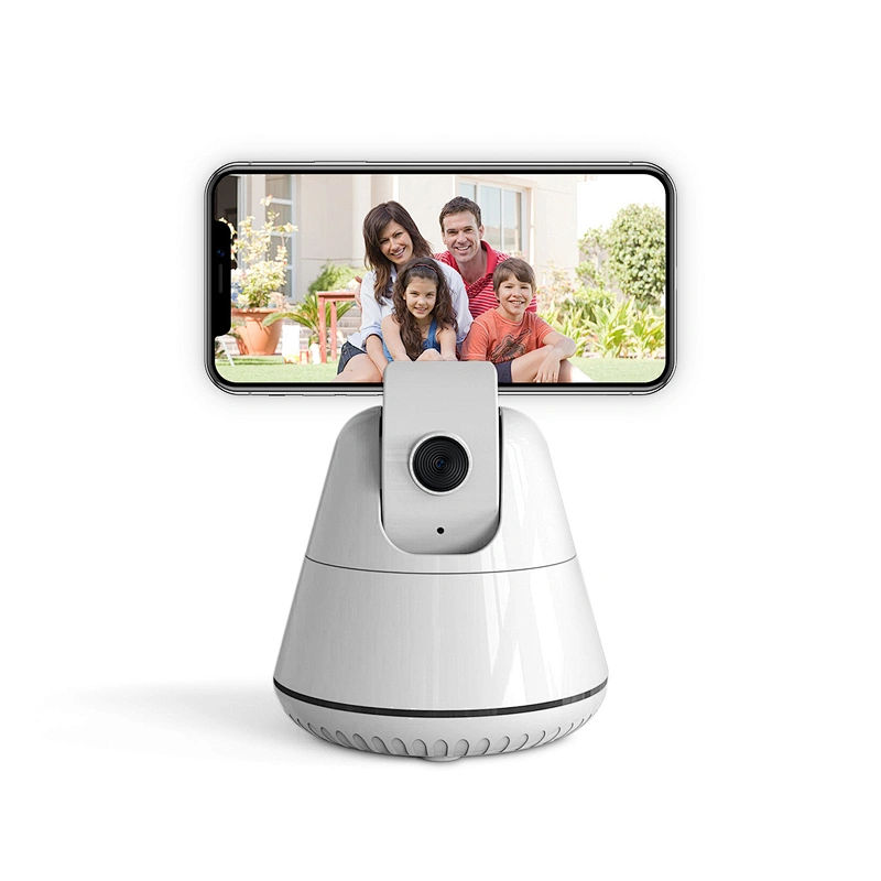 Intelligentes PTZ, Tracking-Halter intelligent [keine Anwendung] 360° Automatischer Face-Tracking-Self-Timer-Stick, geeignet für Mobiltelefon, Tablet PC - Handy-Kamera-Installationsstativ, für Live-Streaming-Medien, Echtzeit-Video