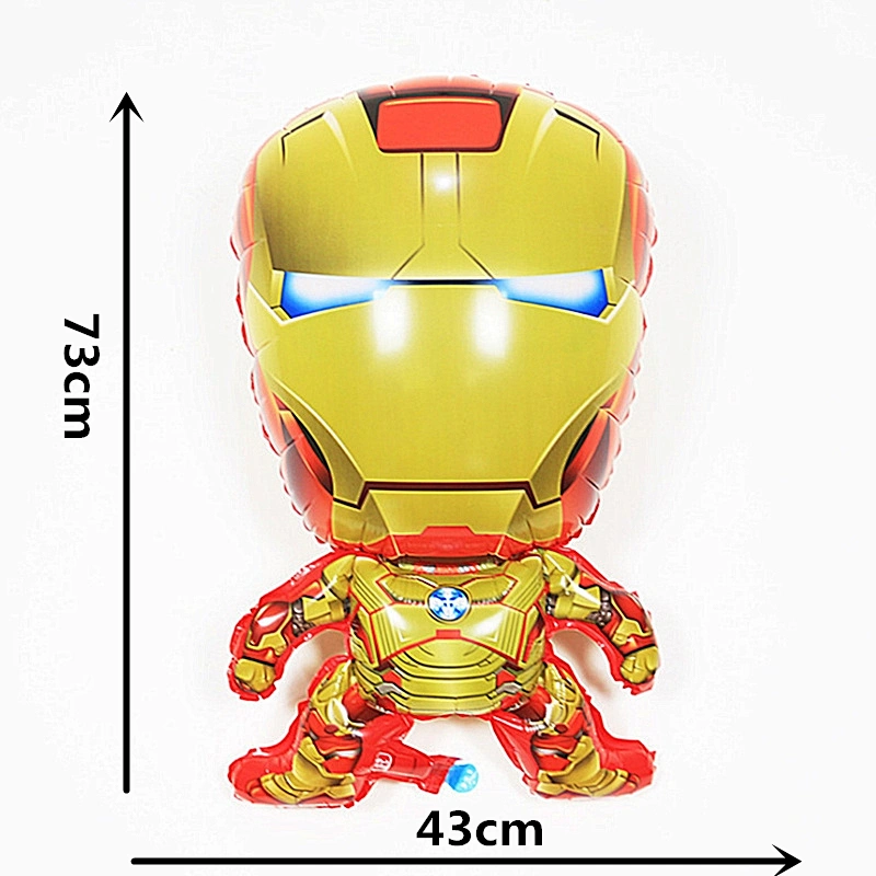Cartoon Character Spider Man Man Iron America Super Hero Foil Balloons Captain Ant Man Globos For Kids Toy Party Decoration