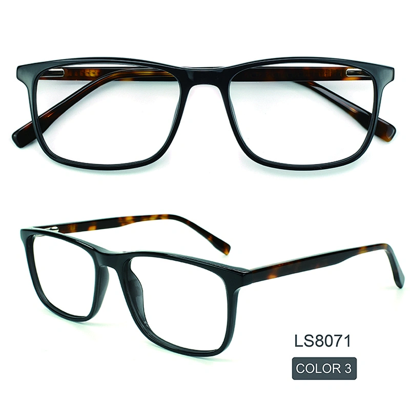 Wholesale Square Brand Popular Classic Eyewear Acetate Optical Cheap Eyeglasses Frame