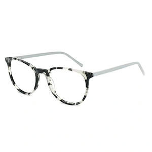 LG070 New look acetate eyewear optical frames with pattern demi