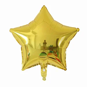 Multiple Color 18 inch Plain Pure Star Shaped Foil Helium Balloons Birthday Party Decorations