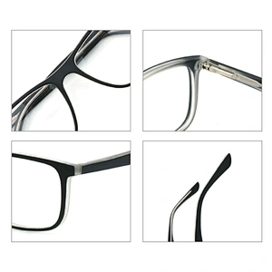 Good Quality CP Optical Frame Square Eyeglasses Vintage Clear Lens Eyewear Prescription Glasses for Teenager Men Women