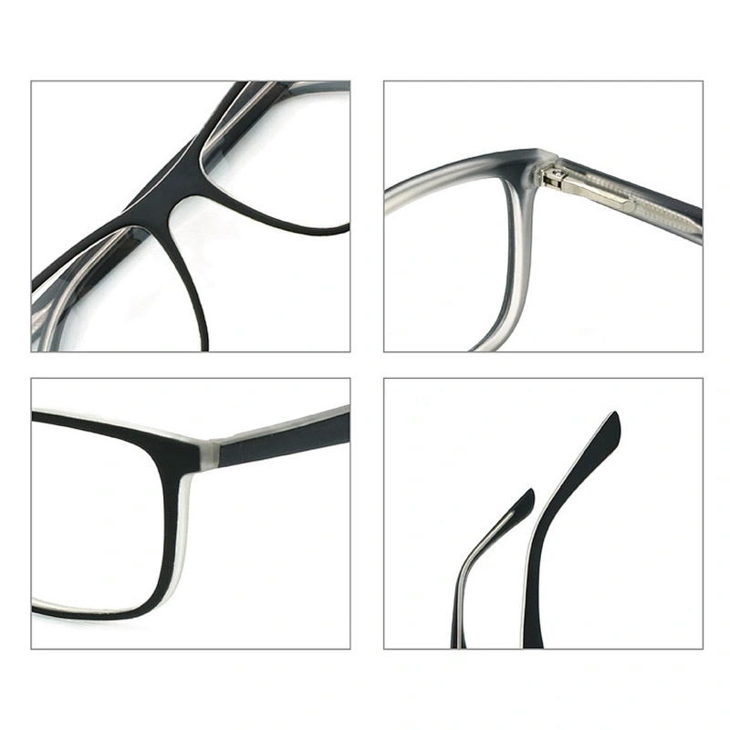 Good Quality CP Optical Frame Square Eyeglasses Vintage Clear Lens Eyewear Prescription Glasses for Teenager Men Women