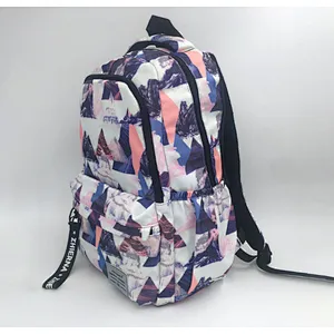 Light weight Leisure printed backpack bag