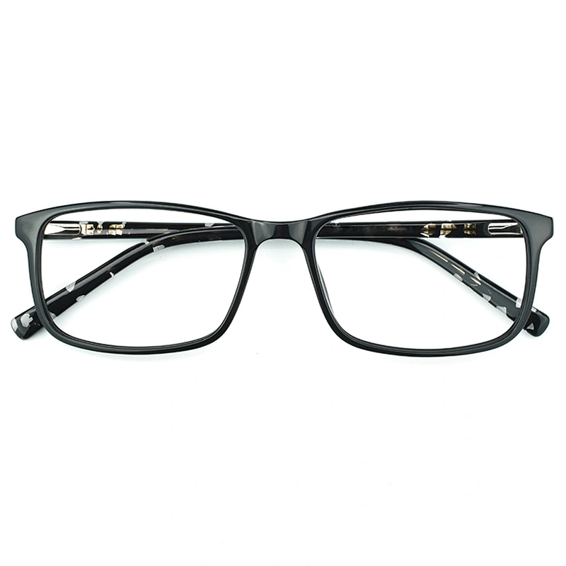 Retro Glasses Classic Custom Logo Square Frame EyeGlasses Women Optical Eyewear