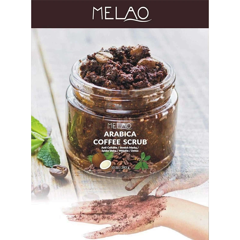 coffee body scrub private label organic whitening moisturizing exfoliating